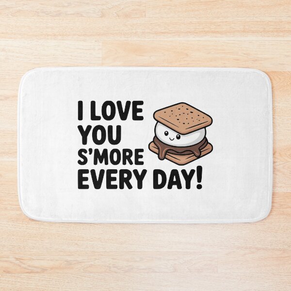 Item preview, I Love You S'more Every Day! Cute Kawaii S'mores Pun designed and sold by PMCreative.