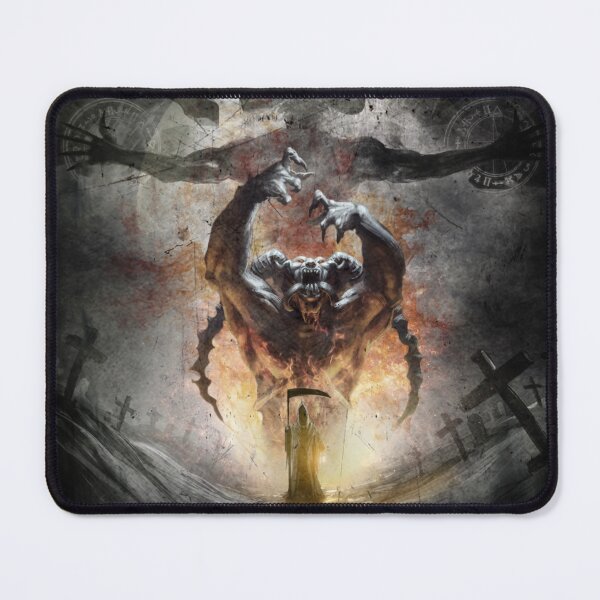 Item preview, Demonic Summoning Ritual – Grim Reaper Dark Fantasy Occult Horror Art designed and sold by yuvimaginaria.