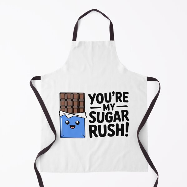 Item preview, You're My Sugar Rush! Cute Kawaii Chocolate Bar Love Pun designed and sold by PMCreative.