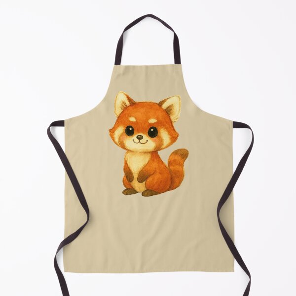 Item preview, Enchanted Forest Red Panda (Ailurus fulgens) – Whimsical Wildlife Art Print designed and sold by FreiherrPK.