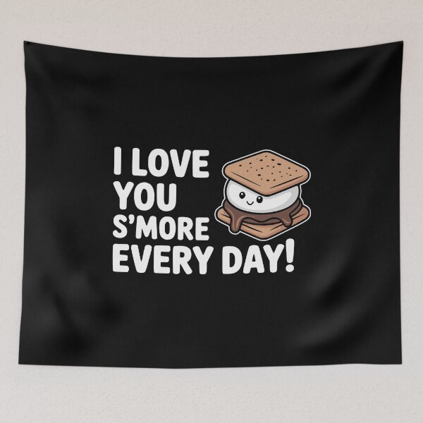 Item preview, I Love You S’more Every Day! Cute S’mores Pun designed and sold by PMCreative.