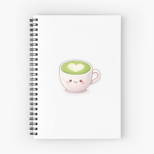 Item preview, Cute Matcha Latte with Heart Foam | Kawaii Aesthetic Drink designed and sold by BloomletCo.