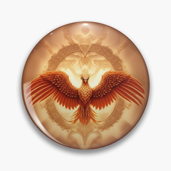Item preview, Fire Phoenix on a Dark Background designed and sold by IZZO CREATIVE STUDIO.