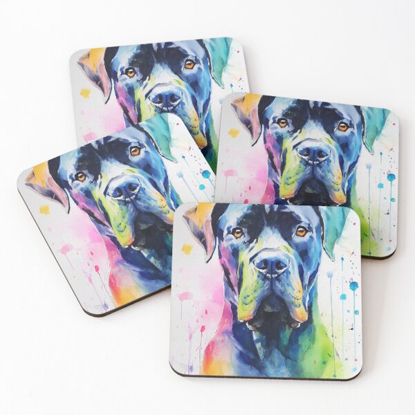 Item preview, Cane Corso watercolor Portrait designed and sold by lautir.