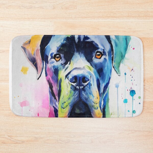 Item preview, Cane Corso watercolor Portrait designed and sold by lautir.