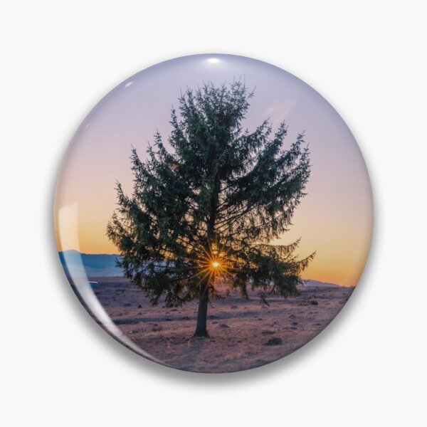 Item preview, Landscape Solitary Tree Sun Spot Photographic Print designed and sold by Mother-Nature65.