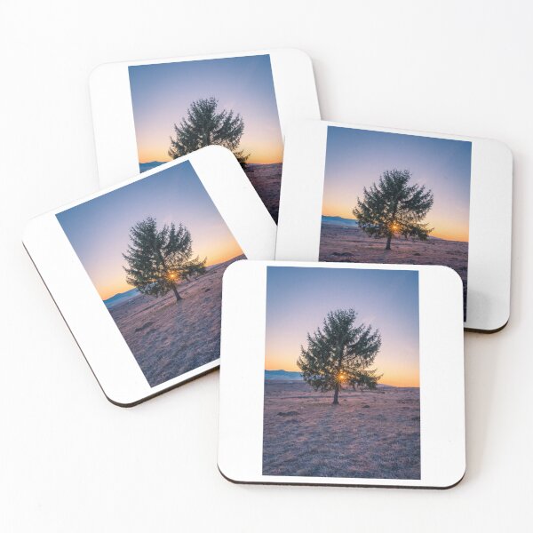 Item preview, Landscape Solitary Tree Sun Spot Photographic Print designed and sold by Mother-Nature65.