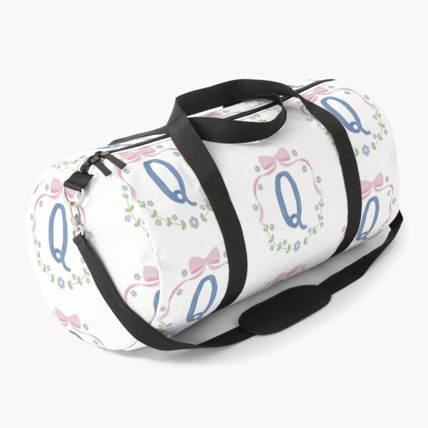 Item preview, Q Initial Flowers and Bows Watercolour Wreath designed and sold by winterpumpkin.
