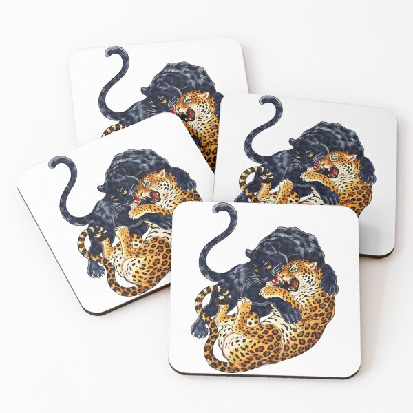Item preview, Panther Leopard Jungle Predator Big Cat Wildlife Art designed and sold by VGAfanatic.