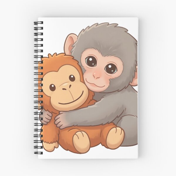 Item preview, Punch Monkey Hugging Plush Cute Baby Monkey designed and sold by Vibe-Vortex.
