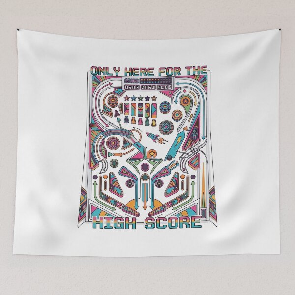 Item preview, Only Here for the High Score - Pinball Machine designed and sold by Rhu Creations.