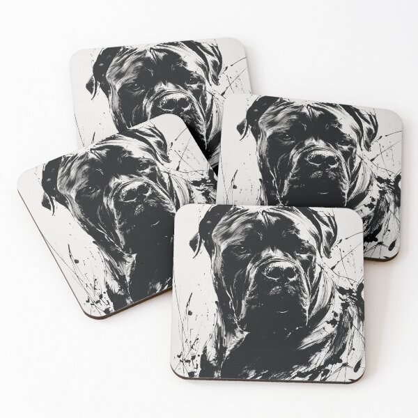 Item preview, Majestic Black Cane Corso Portrait designed and sold by lautir.
