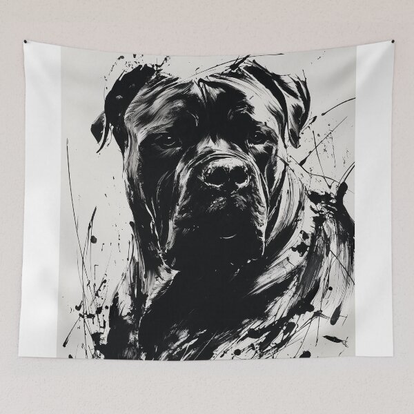 Item preview, Majestic Black Cane Corso Portrait designed and sold by lautir.