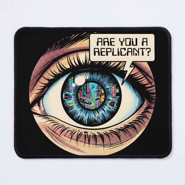Item preview, Are You a Replicant? Retro Sci-Fi Pop Art Eye designed and sold by THELOREAN.
