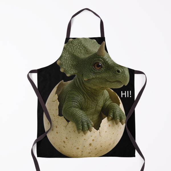 Item preview, Cute Hatching Dinosaur - Baby Dino Peeping From Egg designed and sold by Mini Pixel Perfect Co..