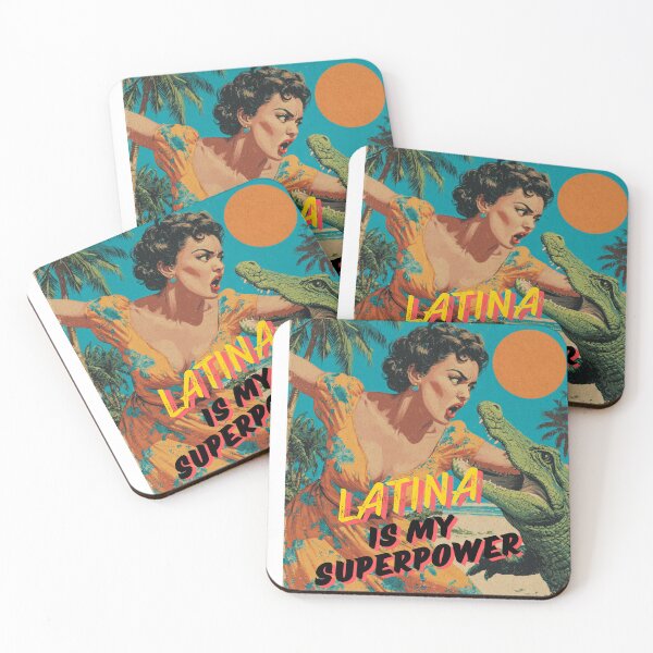 Item preview, Latina Is My Superpower Funny Florida Latina Sticker Shirt Phone Case, Chancla Humor Gift, Florida Latina Wildlife Hispanic designed and sold by De Aqui y de Alla Studio.