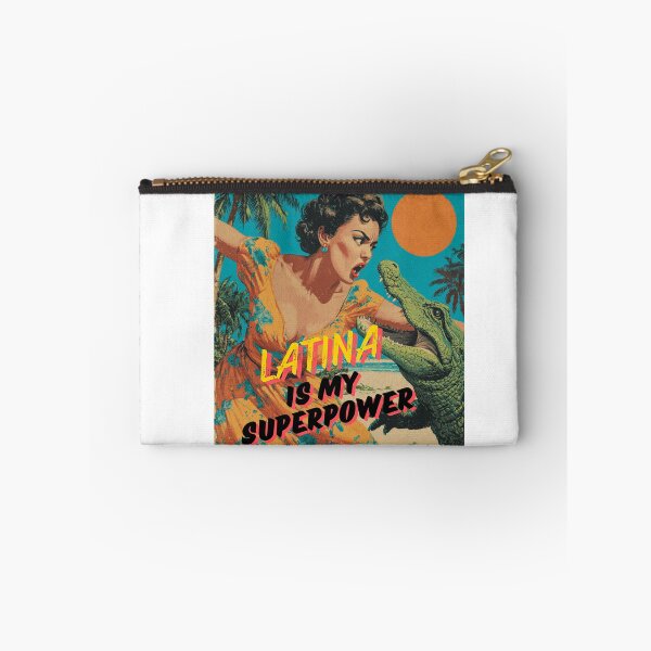 Item preview, Latina Is My Superpower Funny Florida Latina Sticker Shirt Phone Case, Chancla Humor Gift, Florida Latina Wildlife Hispanic designed and sold by De Aqui y de Alla Studio.