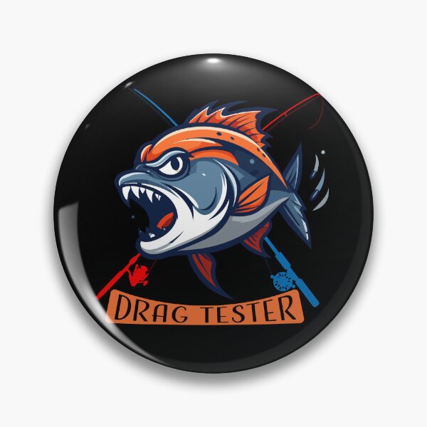 Item preview, Ferocious Fish Illustration "Drag Tester" designed and sold by Art-Horizon.