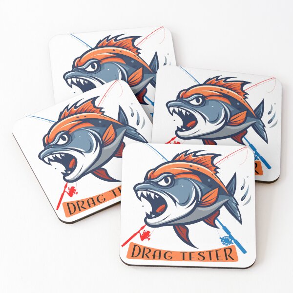 Item preview, Ferocious Fish Illustration "Drag Tester" designed and sold by Art-Horizon.