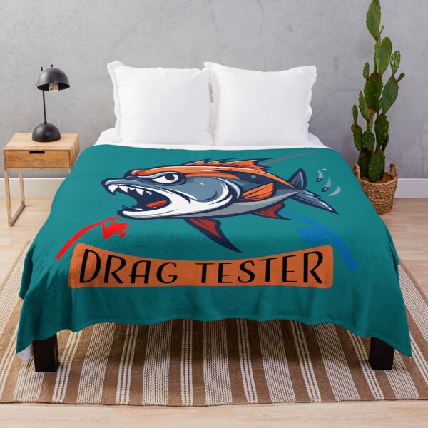 Item preview, Ferocious Fish Illustration "Drag Tester" designed and sold by Art-Horizon.