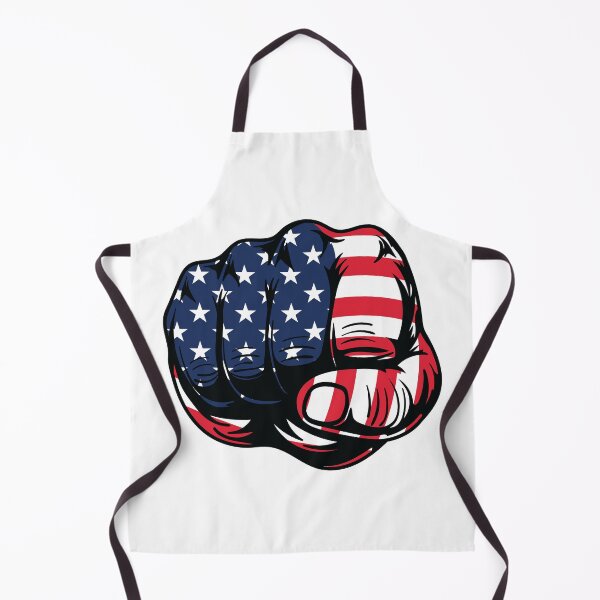 Item preview, American Power Fist Stars and Stripes designed and sold by MarshallStickerX.
