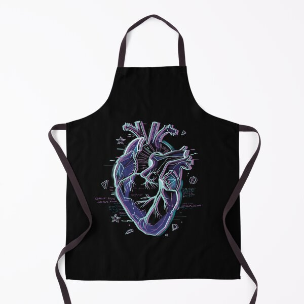 Item preview, Anatomical Glitch: Neon Cyberpunk Heart Illustration designed and sold by Senorona.