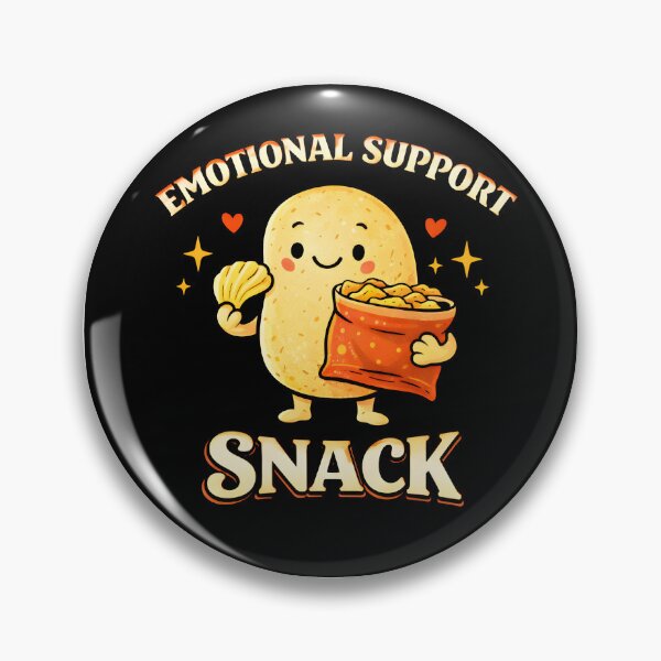 Item preview, Emotional Support Snack Funny Food Meme Design designed and sold by Tropivaro.