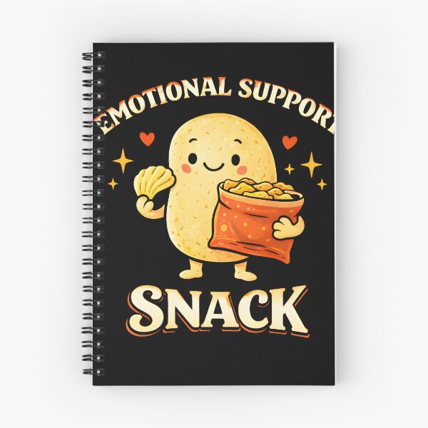 Item preview, Emotional Support Snack Funny Food Meme Design designed and sold by Tropivaro.