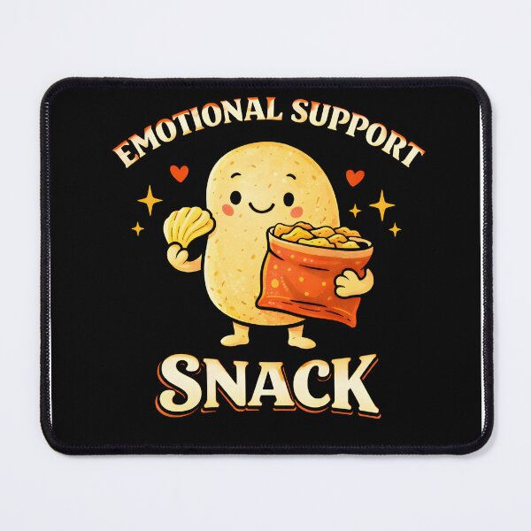 Item preview, Emotional Support Snack Funny Food Meme Design designed and sold by Tropivaro.