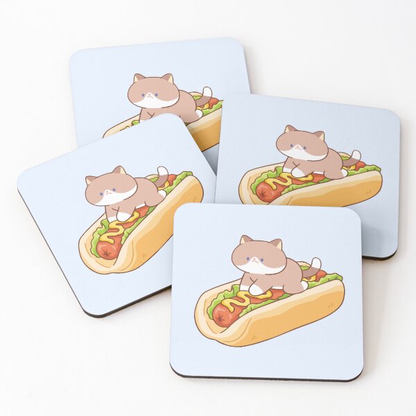 Item preview, Cat on Hot Dog designed and sold by salposi.