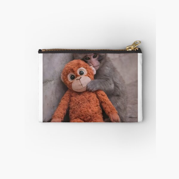 Item preview, Punch Monkey Hugging Plush Viral Baby Monkey designed and sold by Vibe-Vortex.