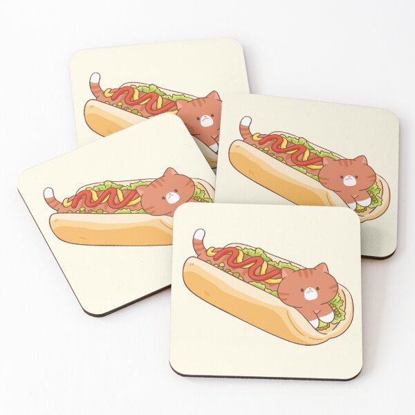 Item preview, Cat in Hot Dog designed and sold by salposi.