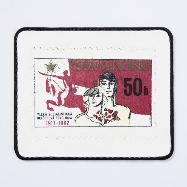 Item preview, Czech Republic 1917-82 Revolution Vintage Postage Stamp designed and sold by red-amber65.