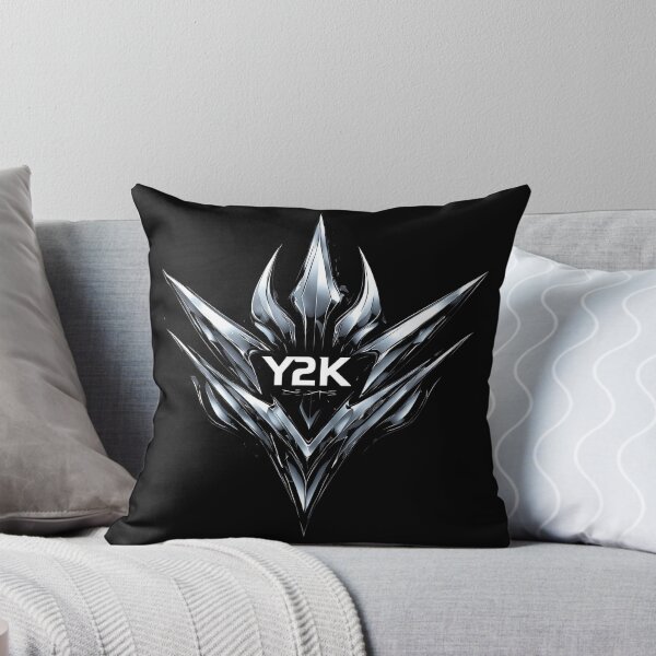 Item preview, Y2K Chrome Cyber Tribal Emblem / Futuristic Metallic Aesthetic designed and sold by MorbidDreams.