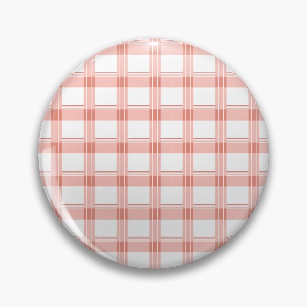 Item preview, Soft Coral Plaid Pattern – Minimal Pastel Checkered Design designed and sold by Artsy Corner.