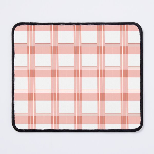 Item preview, Soft Coral Plaid Pattern – Minimal Pastel Checkered Design designed and sold by Artsy Corner.