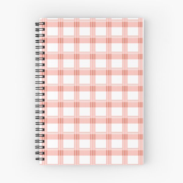 Item preview, Soft Coral Plaid Pattern – Minimal Pastel Checkered Design designed and sold by Artsy Corner.