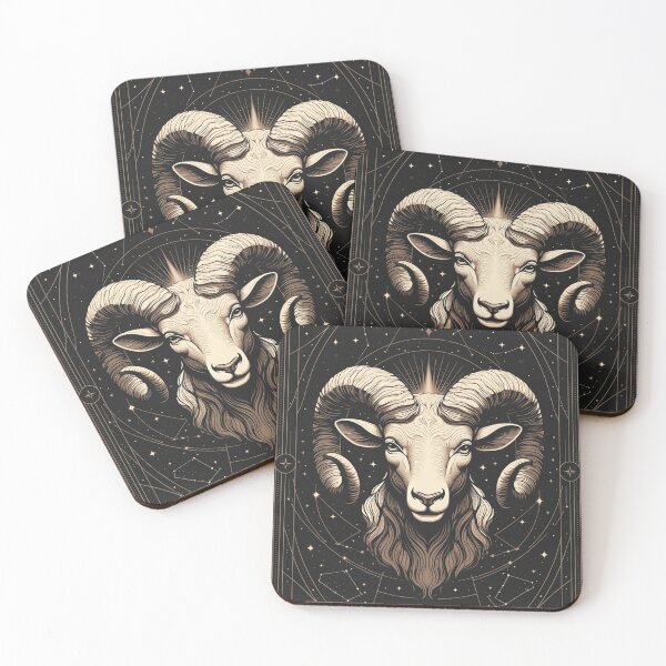 Item preview, Celestial Aries Zodiac Ram designed and sold by PraiaCorp.