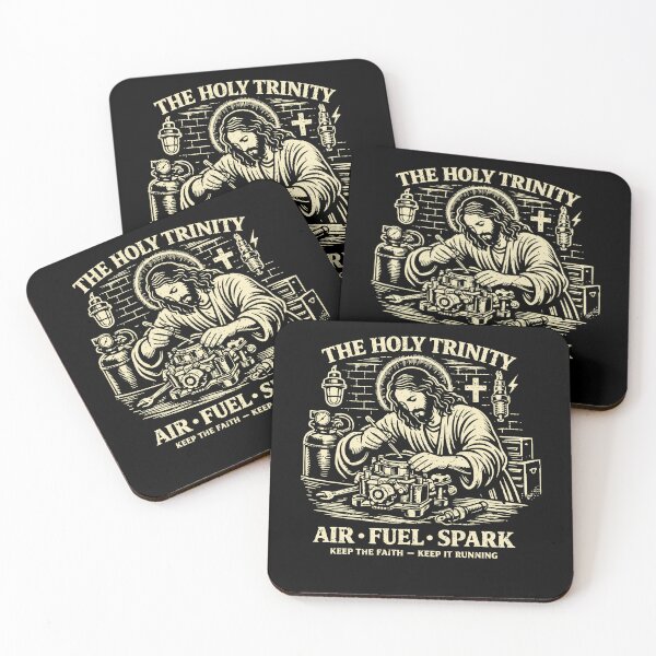 Item preview, The Holy Trinity Air Fuel Spark Mechanic Faith designed and sold by margamPagenberg.