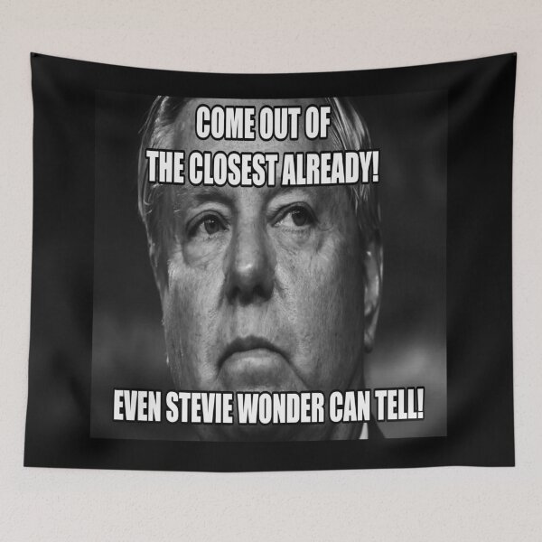 Item preview, Anti Lindsey Graham South Carolina designed and sold by Cat Haven & Rescue .