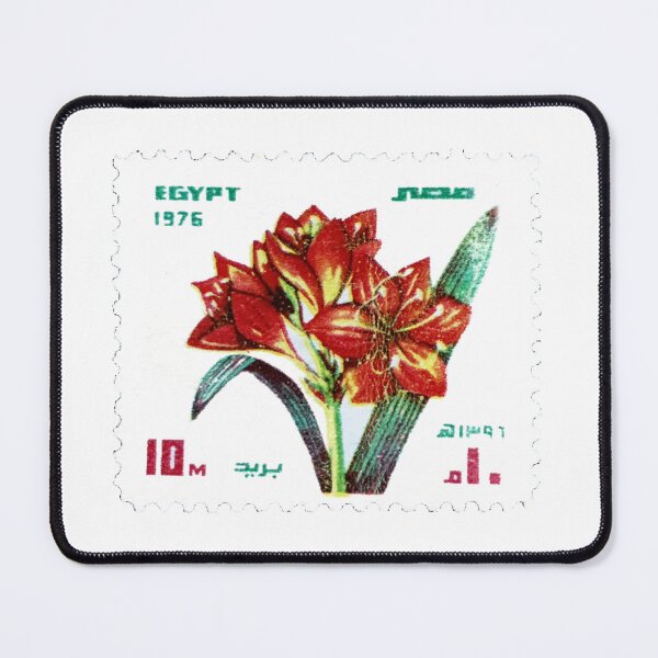 Item preview, Egypt Flower Egyptian Vintage Postage Stamp designed and sold by red-amber65.