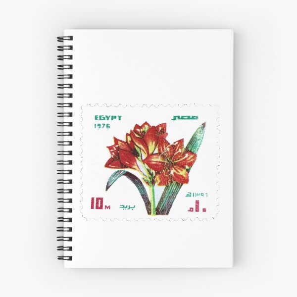 Item preview, Egypt Flower Egyptian Vintage Postage Stamp designed and sold by red-amber65.