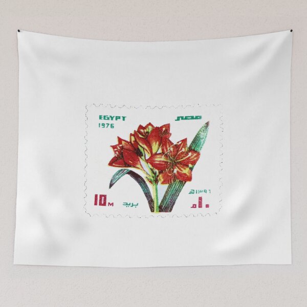 Item preview, Egypt Flower Egyptian Vintage Postage Stamp designed and sold by red-amber65.