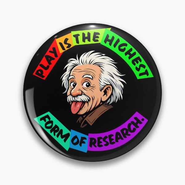 Item preview, Colorful Albert Einstein Pop Art Play is Research Quote designed and sold by Conpo.