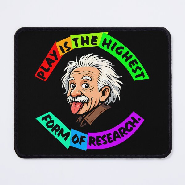Item preview, Colorful Albert Einstein Pop Art Play is Research Quote designed and sold by Conpo.