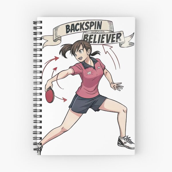 Item preview, Backspin Believer T-Shirt - Funny Anime Table Tennis Ping Pong Art designed and sold by OhMyPingCo.