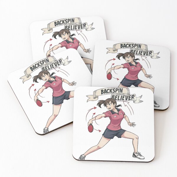 Item preview, Backspin Believer T-Shirt - Funny Anime Table Tennis Ping Pong Art designed and sold by OhMyPingCo.