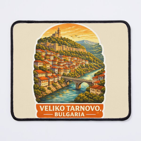Item preview, Veliko Tarnovo Bulgaria Travel Sticker designed and sold by Alice Cristalis.