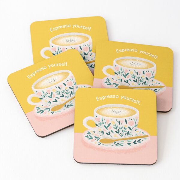 Item preview,  Espresso Yourself  Coffee Cup Icon Illustration designed and sold by BobaBunny76.