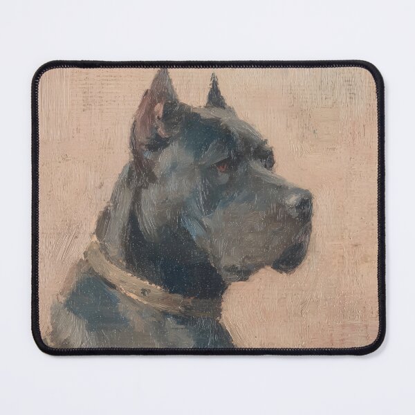 Item preview, Portrait of a Black Cane Corso designed and sold by lautir.